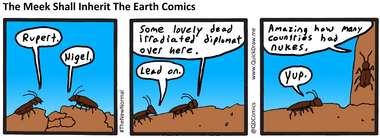 Cockroaches precede us, will probably succeed us. 