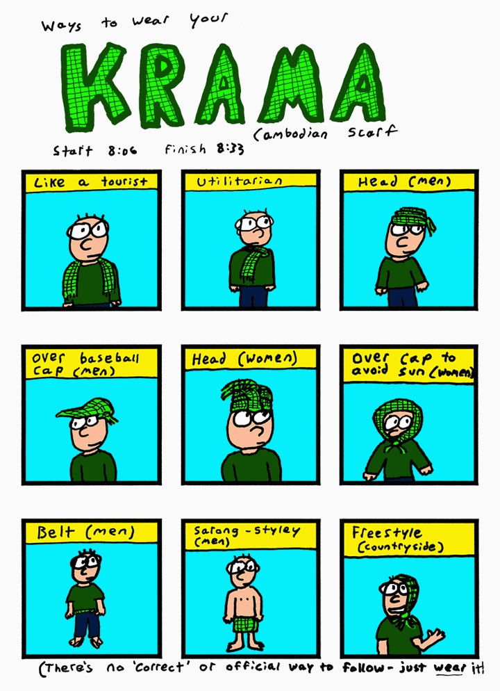 No Kramas were harmed in the making of this comic.