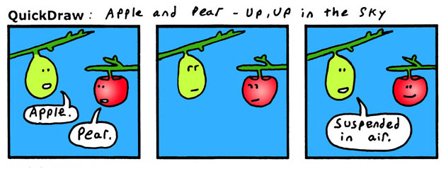 It's a bird! It's a plane! It's a pear!