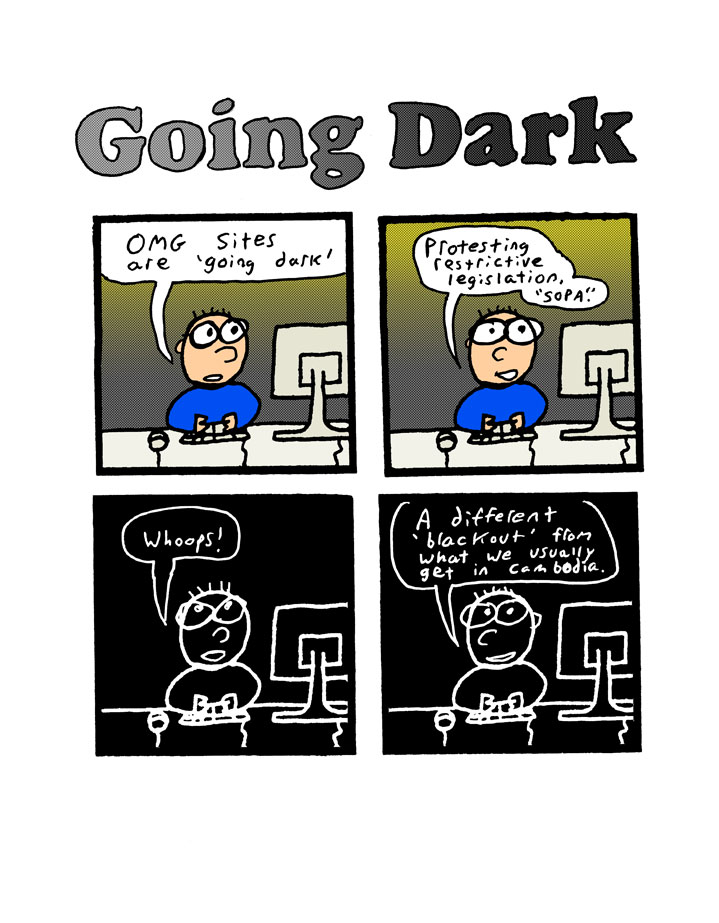 Going dark? Happens more often, (and for more mundane reasons,) than you might think. 