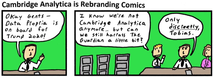 Cambridge Analytica is rebranding Comics